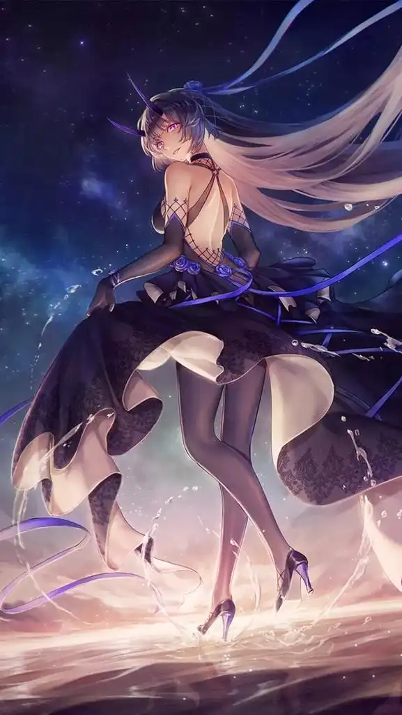 这样长发飘飘的二次元公主,你们喜欢吗?#二次元 #动漫 #治 - 抖音