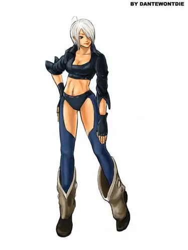 给我一套拳皇2002安琪儿的图片, 最好是qq头像,我用来做头像,谢了