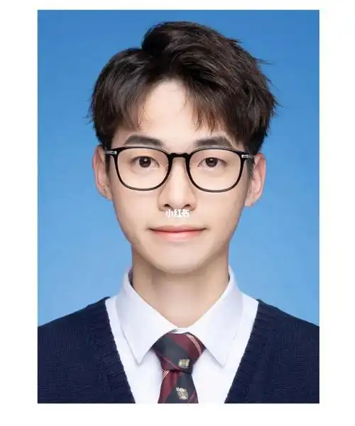 天真蓝学院风证件照