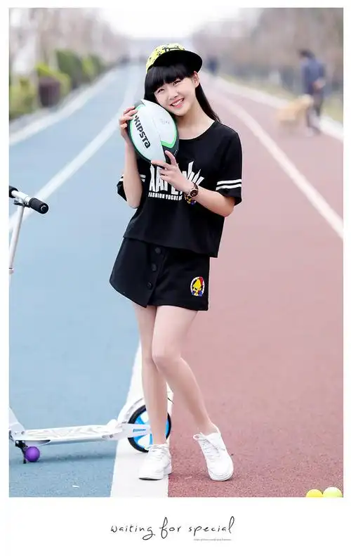 11女童夏装2017新款套装12夏季童装14岁女孩中大童短袖休闲运动服