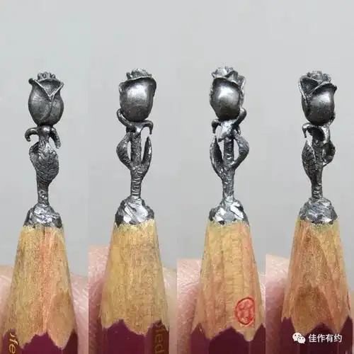 台湾微雕达人笔雕作品惊艳世界