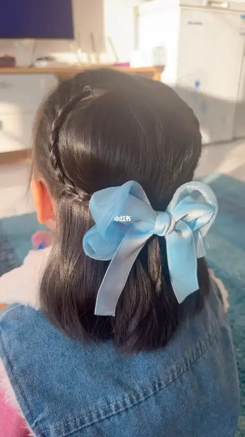 儿童发型短发宝宝简单公主编发