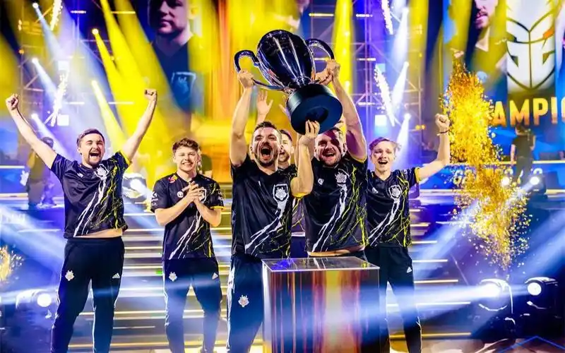 【iem卡托维兹2023】g2夺冠捧杯时刻 l csgo