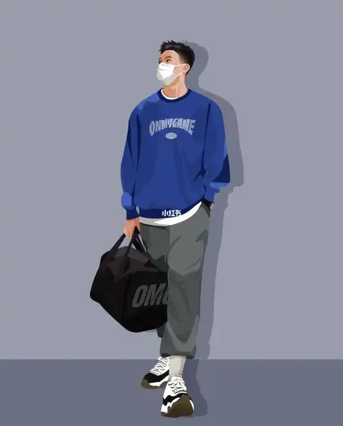 卫衣穿搭插画更新