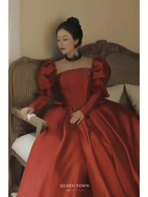 霸气女王气场敬酒服