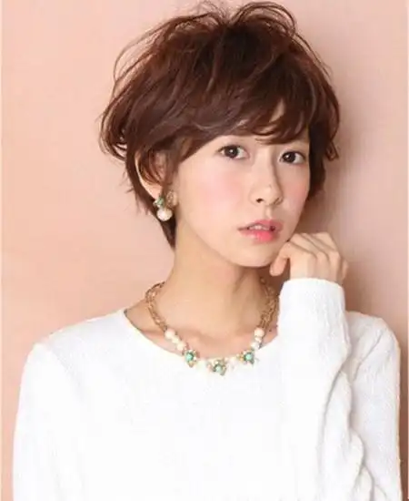齐耳短发烫发发型高俊熙同款轻松get