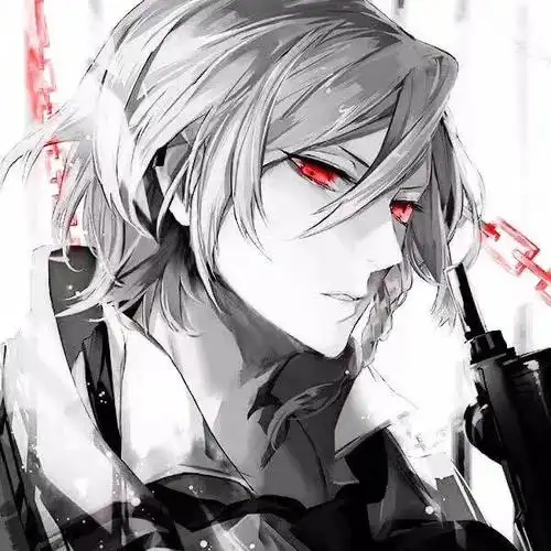 动漫头像:暗黑系列.黑暗中寻找那一束渺茫的光芒