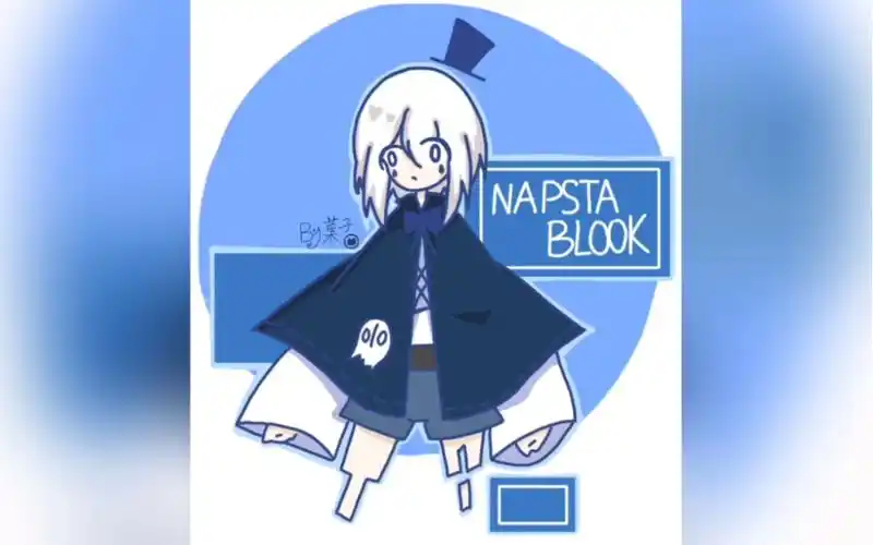 【指绘】undertale小幽灵纳普斯特拟人_哔哩哔哩_bilibili