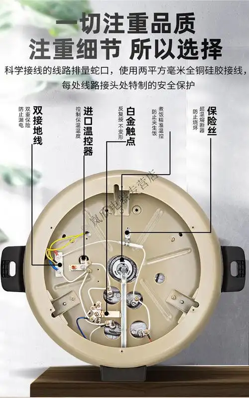 智律特厚老式大电饭锅大型大容量大号食堂三角饭店超大商用电饭煲6升