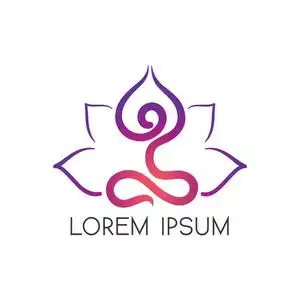 矢量图标美丽高详细佛手拿着莲花.印度,佛教,精神的图案.