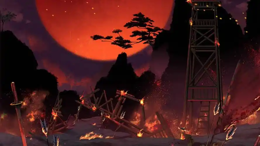 喜欢古风,喜欢动漫,喜欢红色这款 mac动漫红色场景动态桌面壁纸可以