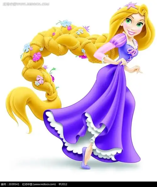 迪士尼卡通人物---- 长发公主