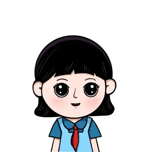 海珠区学科组动漫人物ppt专用《学生》