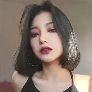 假发女短直发bobo头中分无刘海自然逼真网红少女学生短发全头套式