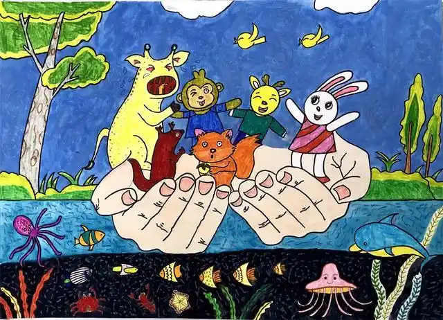 《人与自然》 李沛宸 9岁.jpg