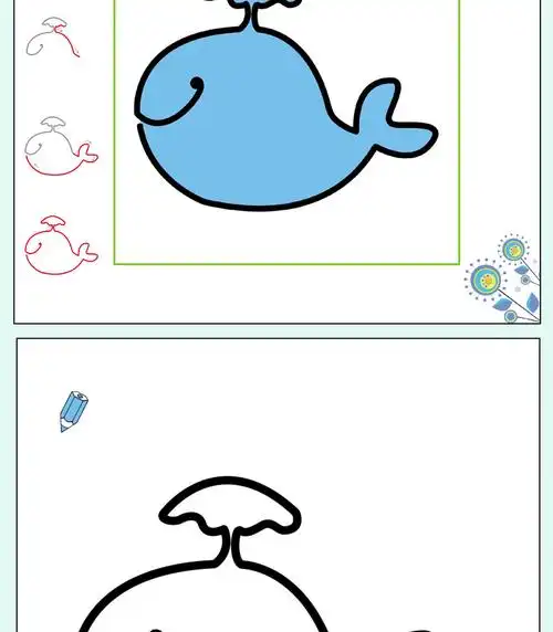 儿童画画本阶梯水彩笔涂色画0-3-6岁宝宝学画画益智早教涂鸦画册填色