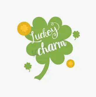 免抠艺术字幸运四叶草svg手写简约艺术字个人vip和企业vip免费下载免