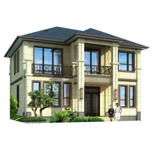 新中式二层别墅设计图效果图