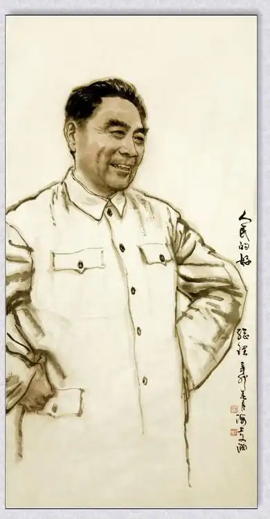 奚文渊水墨人物画赏析