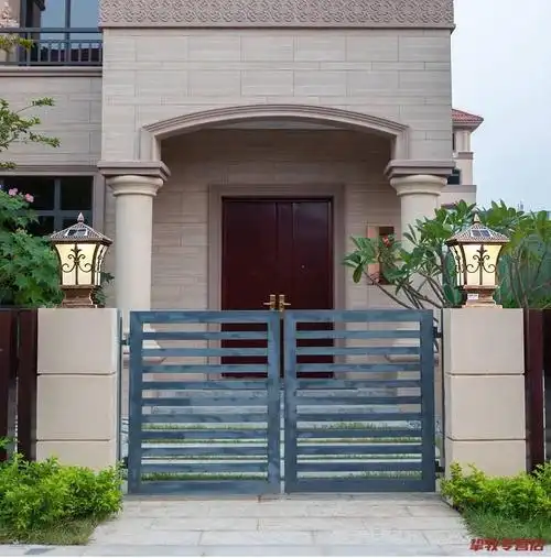 大门灯门柱灯户外 门头灯室外太阳能柱头灯户外围墙大门柱子院墙灯