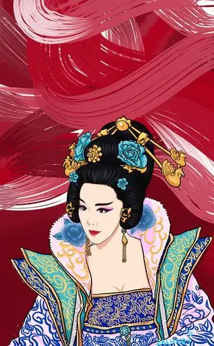 武则天传奇插画系列