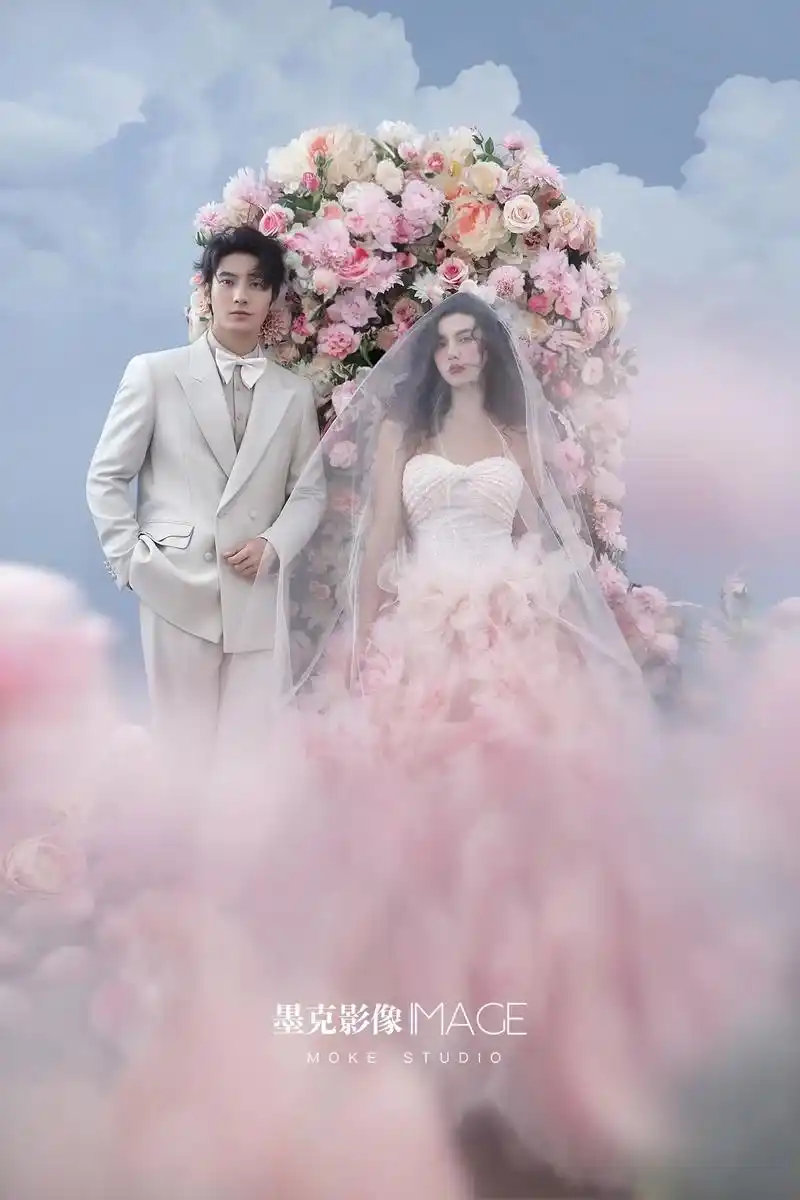 angelababy时尚芭莎同款婚纱照.墨克影像|风格分享  - 抖音