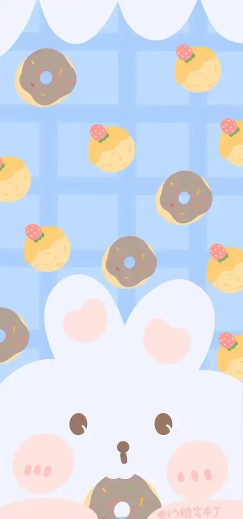 少女心壁纸-cr:@幼稚宅布丁 渐变纯色/手绘壁纸/聊天背景/小清新ins