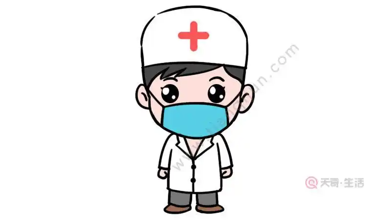 医生戴口罩的简笔画步骤 医生戴口罩的简笔画教程