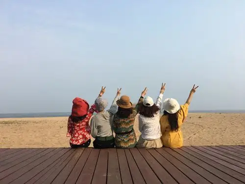 2019年6月好姐妹海边合影