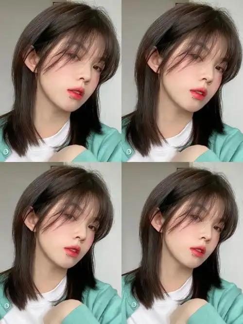 披肩内扣发型图片女生