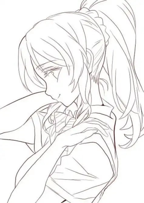 素描简笔画作品欣赏怎么画卡通动漫人物卡通人物素描铅笔画画法图片