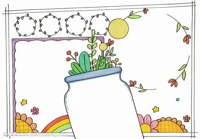 背景装饰图片手抄报手抄报模板大全