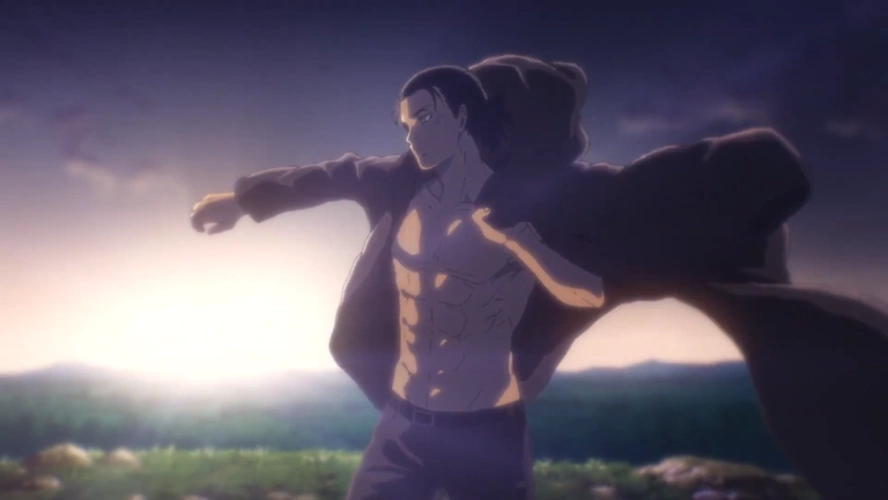 此外艾伦的画风也同样与第三季不同,不过这拉衣的动作还是蛮帅的,在第