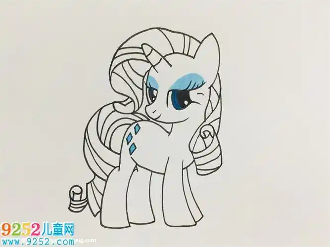 珍奇怎么画小马宝丽简笔画珍奇简笔画教程