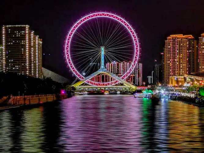 夜晚的天津之眼