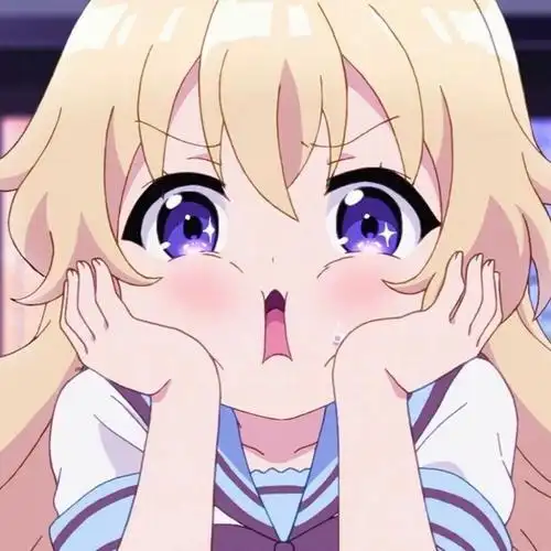 呆萌可爱的卡通动漫女生头像图片