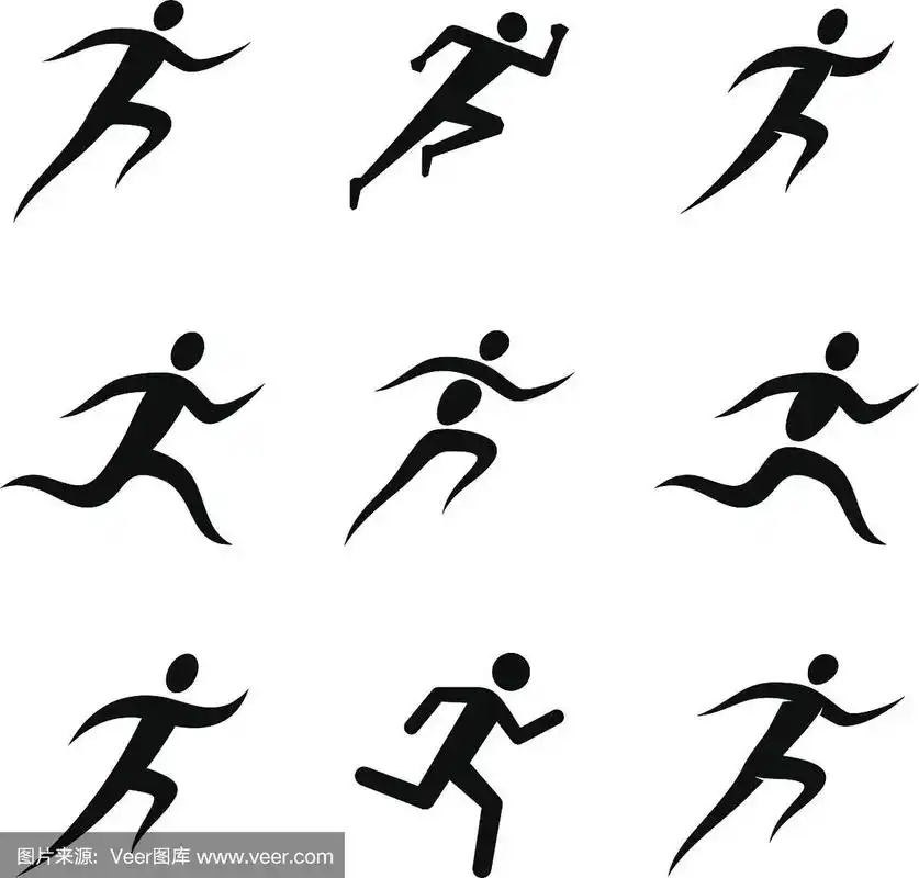 跑步者的图标