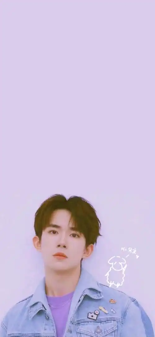 易烊千玺壁纸超话紫色系列…头像,壁纸,朋友圈背景图!
