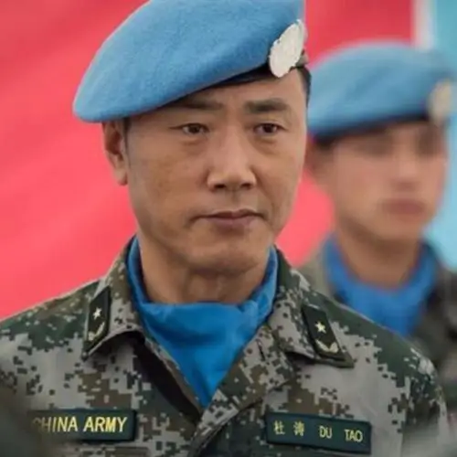 lucaly反戴贝雷帽男维和步兵营同款正宗仿羊毛徽章贝雷帽时尚男女大小