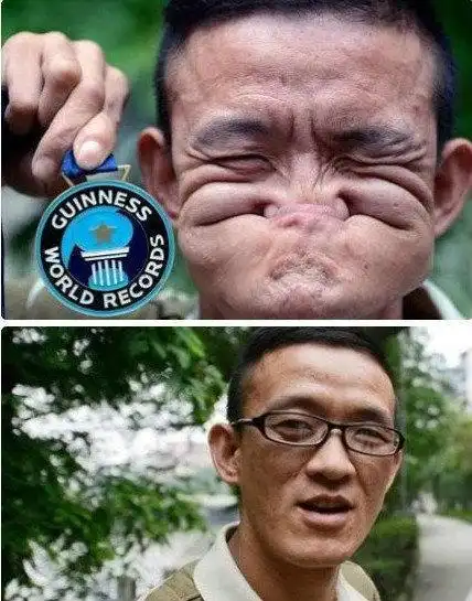 男子长相奇丑无比,越来越多的人专门为了看他登门拜访!