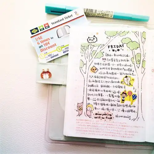 妮妮开心手帐之新加坡旅行前的兴奋!