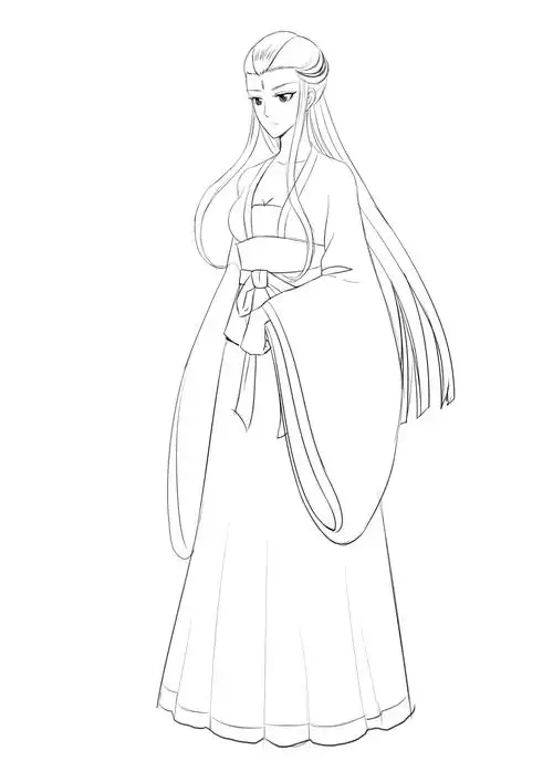 古装漫画人物设定草稿|动漫|单幅漫画|chris1065876475_原创作品-站酷