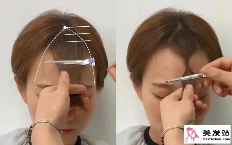 自己怎么剪刘海步骤图解 发型师教你居家剪刘海的简单技巧分享_刘海