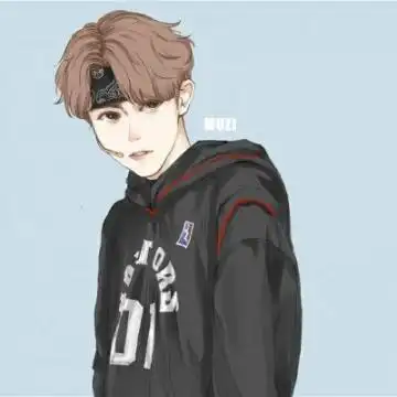 2020蔡徐坤卡通头像萌图超可爱不再单枪匹马不再害怕绽放光芒