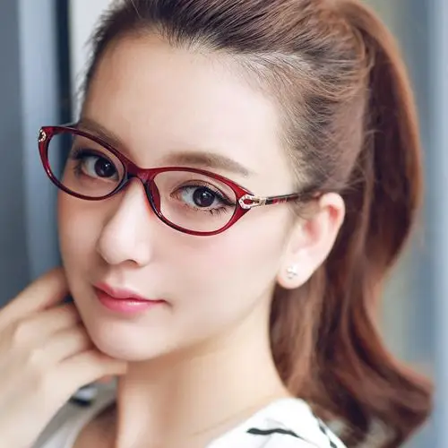 tr90近视变色圆脸眼镜架眼镜女超眼镜框