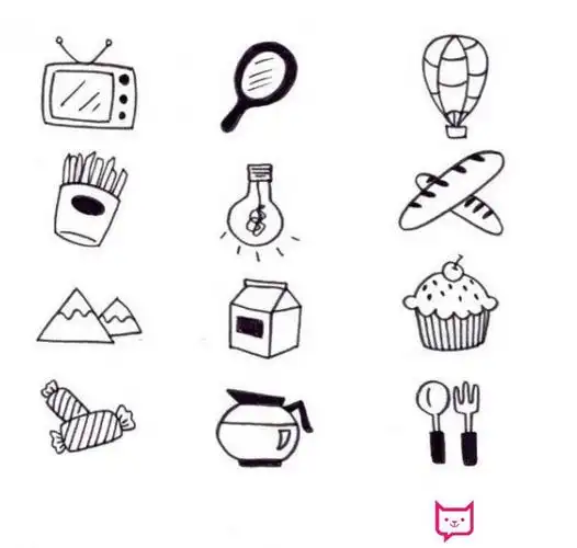 超简单的日常物品简笔画,生活小用品