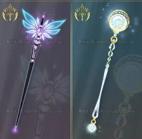 十二星座专属女生武器处女座伏羲琴巨蟹座梦幻暗影剑