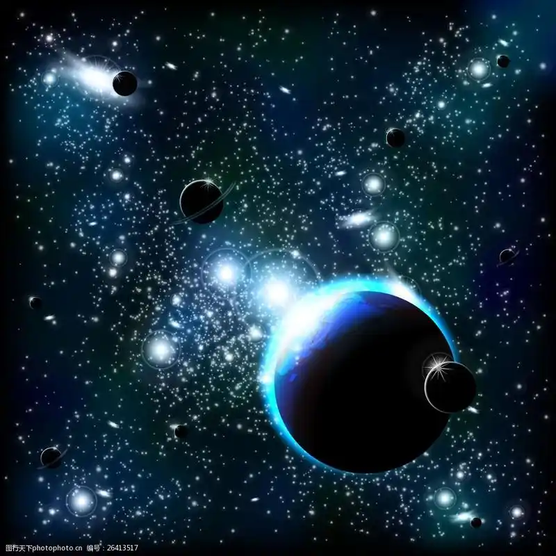 梦幻光晕星球图片