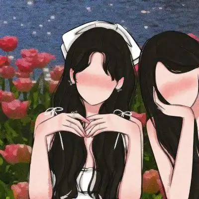 神仙闺蜜头像仙气手绘动漫高级图片