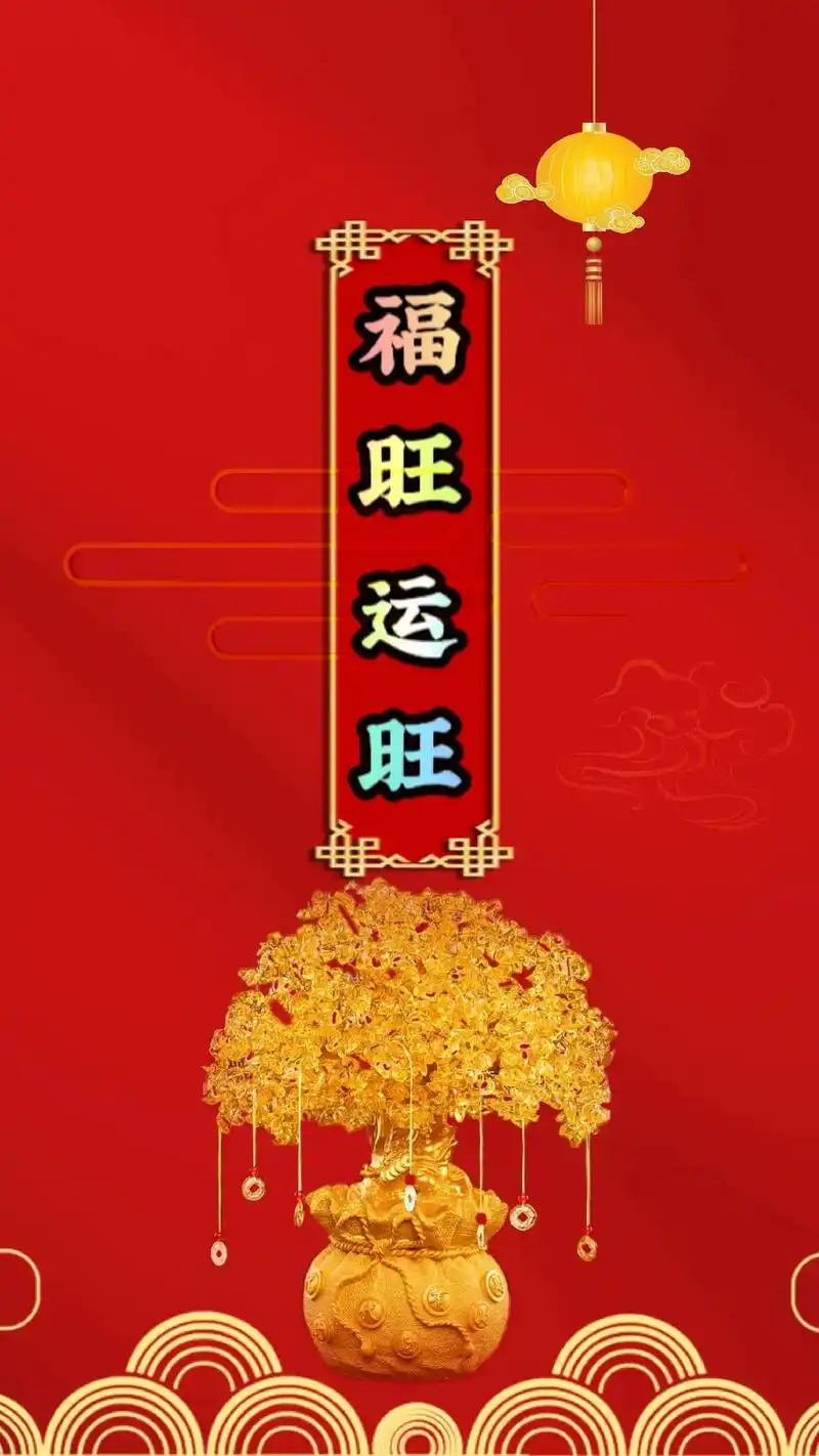 手机潮图壁纸.福旺运旺,人旺财旺!#抖音图文来了 #图文伙伴 - 抖音